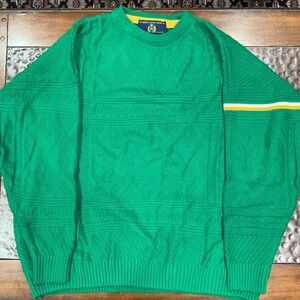 Blarney Castle Ireland Sweater Medium Kelly Green St. Patrick, Celtic, Shamrock